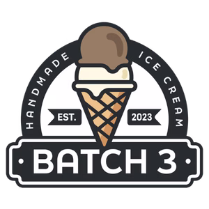 Batch 3 Ice Cream Logo