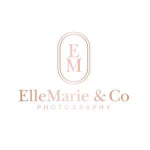 ellemarie and co photography logo - The Puyallup Wedding Show ElleMarie & Co Photography Logo